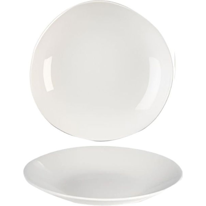 Churchill - Super Vitrified Trace 10" Organic Round Bowl, Pack of 12 - WHOGB11