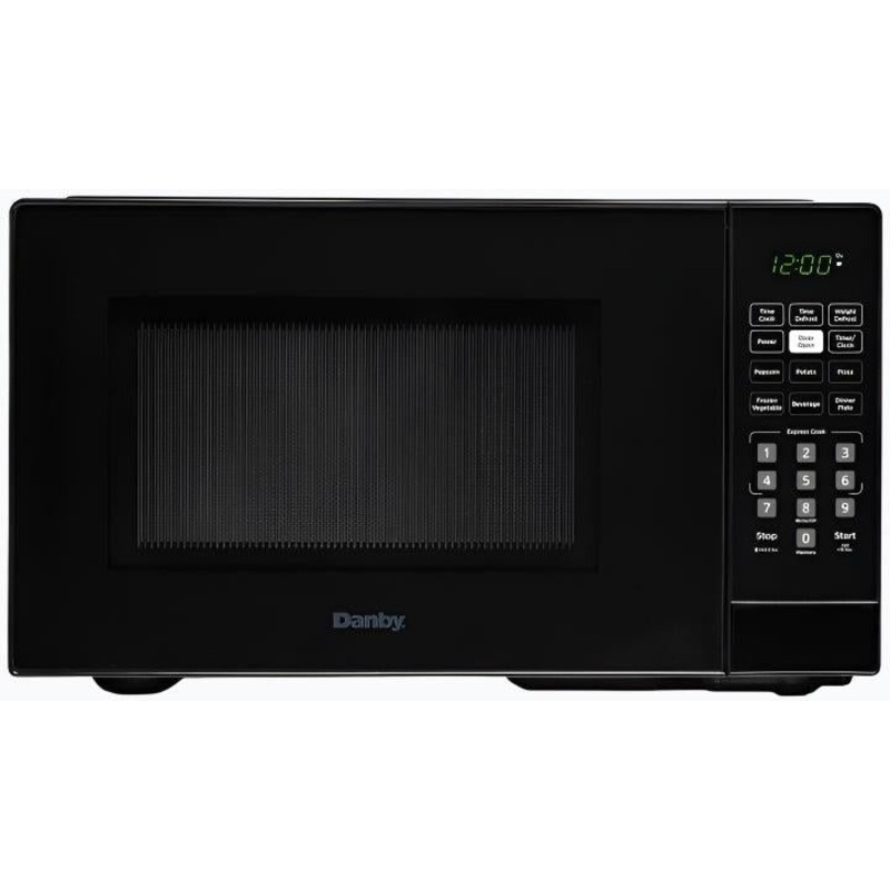 Danby - 1.1 cu.ft. Black Countertop Microwave - DBMW1121BBB