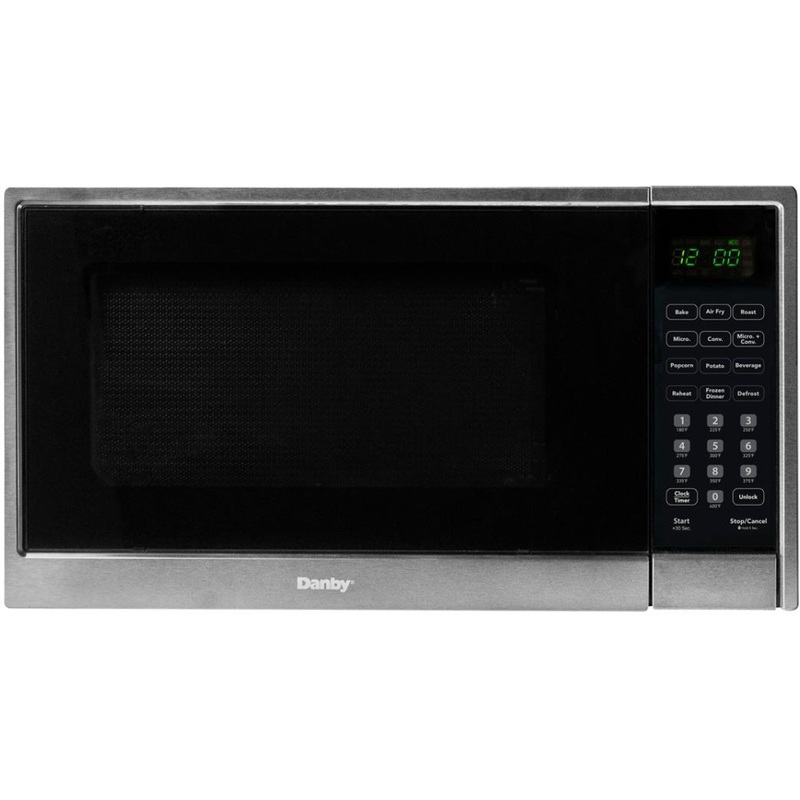 Danby - 1.3 cu.ft. Stainless Steel Multifunction Countertop Microwave with Air Fry - DBMW1361ABSS