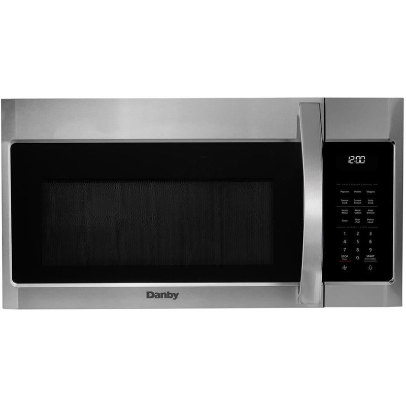 Danby - 1.7 cu.ft. Stainless Steel Over The Range Microwave Oven - DOM1741BSSDB