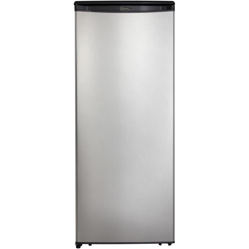 Danby - 11 cu.ft. Designer Apartment Size Stainless Steel Fridge - DAR110A1BSLDD