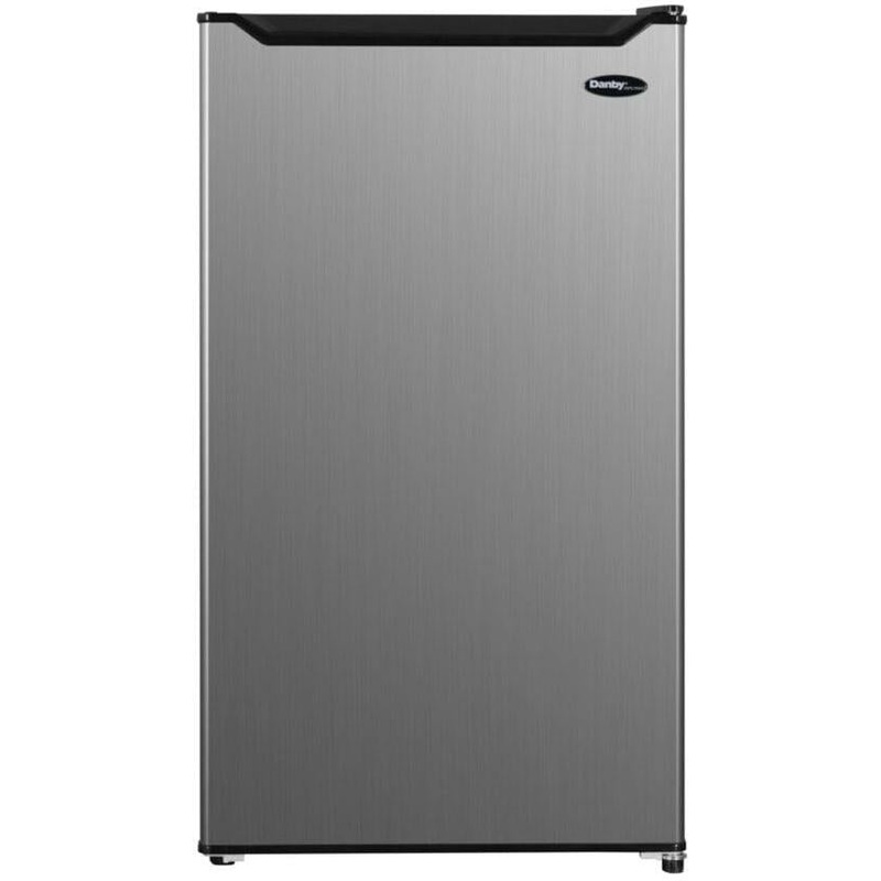 Danby - 3.2 cu. ft Stainless Steel Compact Fridge - DAR032B2SLM