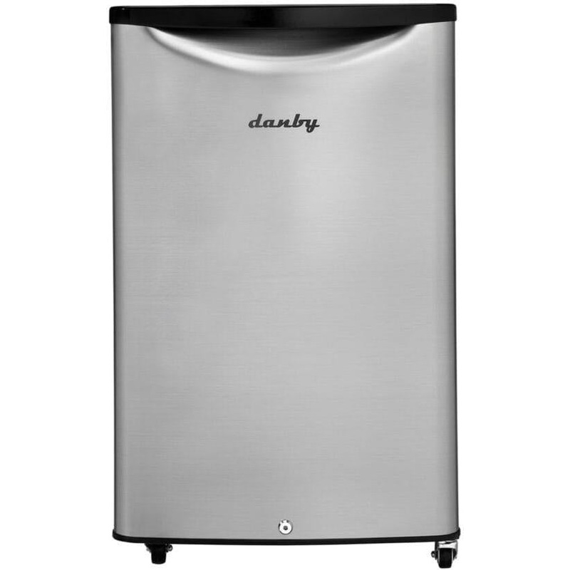 Danby - 4.4 cu.ft. Stainless Steel Outdoor Fridge - DAR044A6BSLDBO