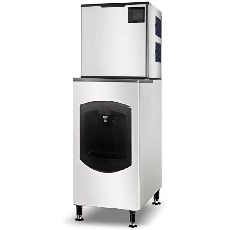 Omcan - 22 Ice Maker Machine and Dispenser with 170 lbs Ice Bin - 48349