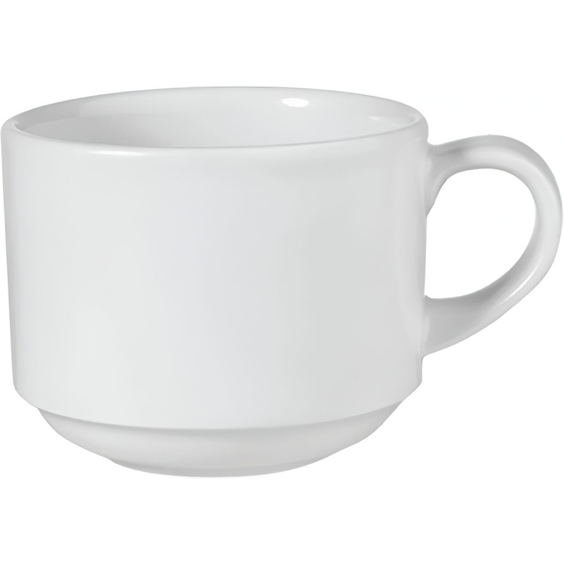 Churchill - 3.3" Super Vitrified Profile Stacking Cup, Pack of 12 - WHVSC81