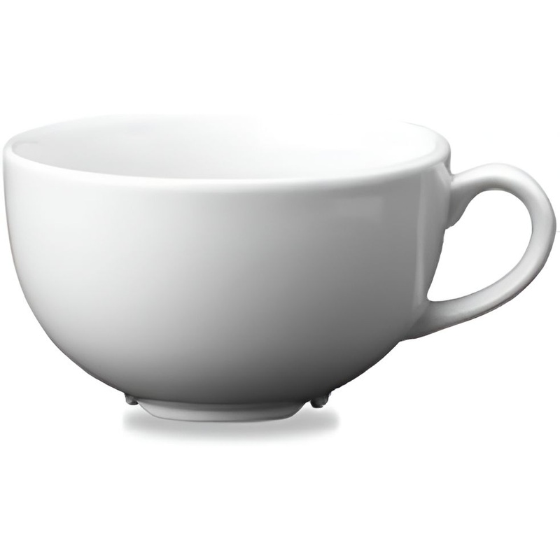 Churchill - 3.7" Super Vitrified Cafe Cappuccino Cup, Pack of 24 - WHCB201