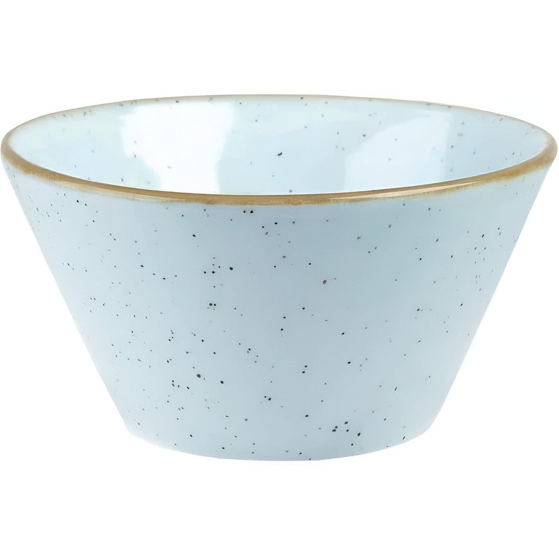 Churchill - 4.7" x 2.5" Super Vitrified Stonecast Duck Egg Blue Zest Snack Bowl, Pack of 12 - SDESZE121