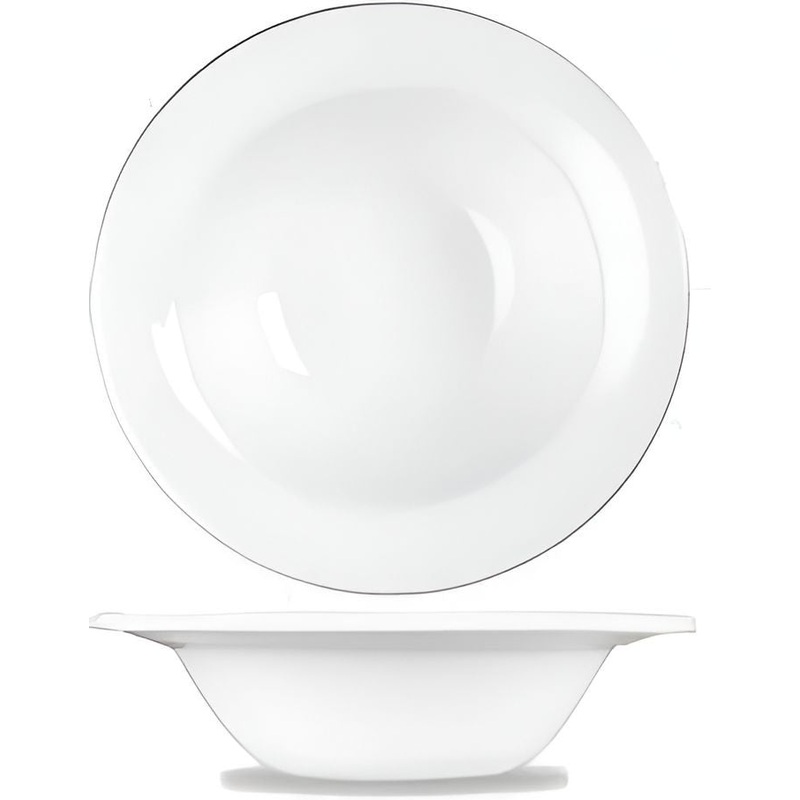 Churchill - Super Vitrified 6.6" Profile Oatmeal Bowl, Pack of 12 - WHVPOB1