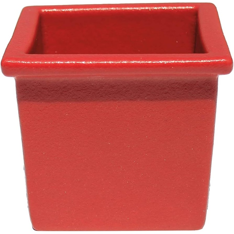 Bugambilia - Classic 38.04 Oz Cranberry Square Salad Bar Bowl With Elegantly Textured - IS022CB