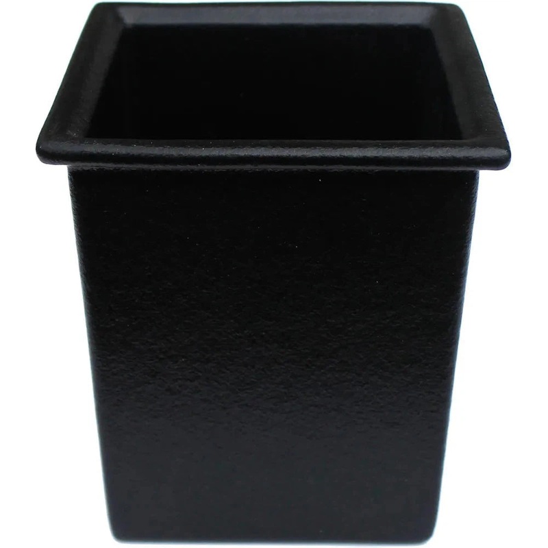 Bugambilia - Classic 67.6 Oz Black Square Salad Bar Bowl With Elegantly Textured - IS014BB