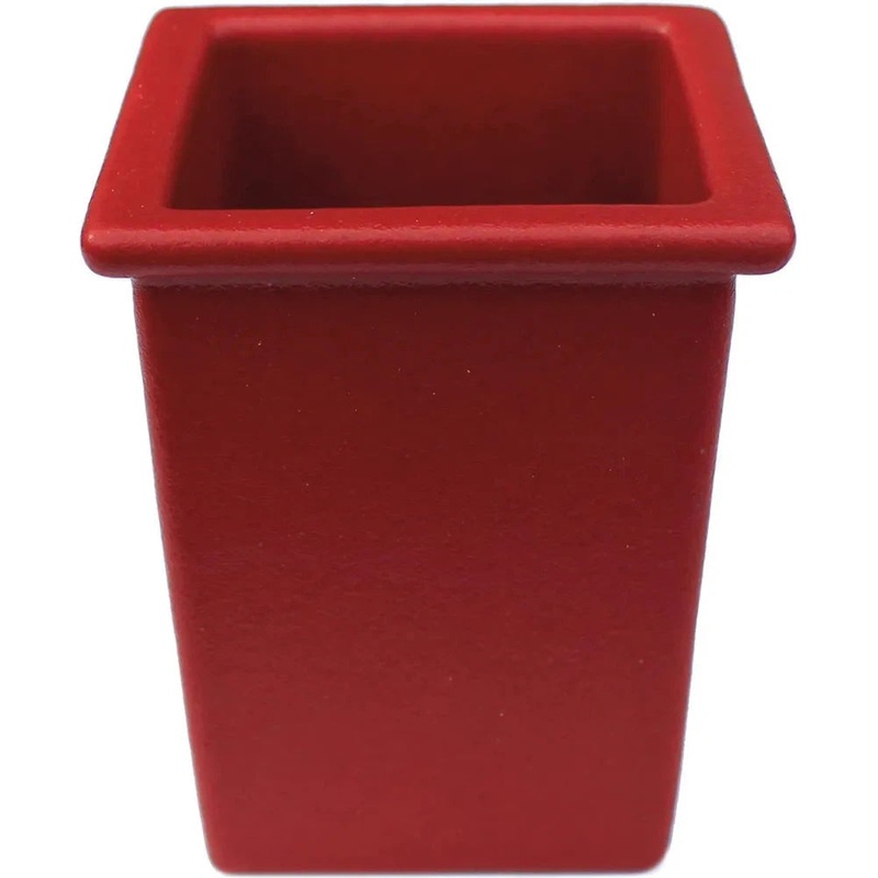 Bugambilia - Classic 67.6 Oz Cranberry Square Salad Bar Bowl With Elegantly Textured - IS014CB