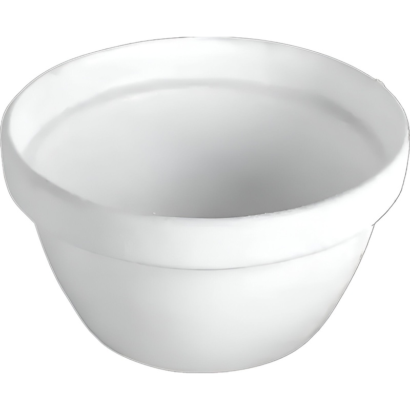 Bugambilia - Classic  8.5" Medium Deep Miami Grey Round Bowl - TFRD23
