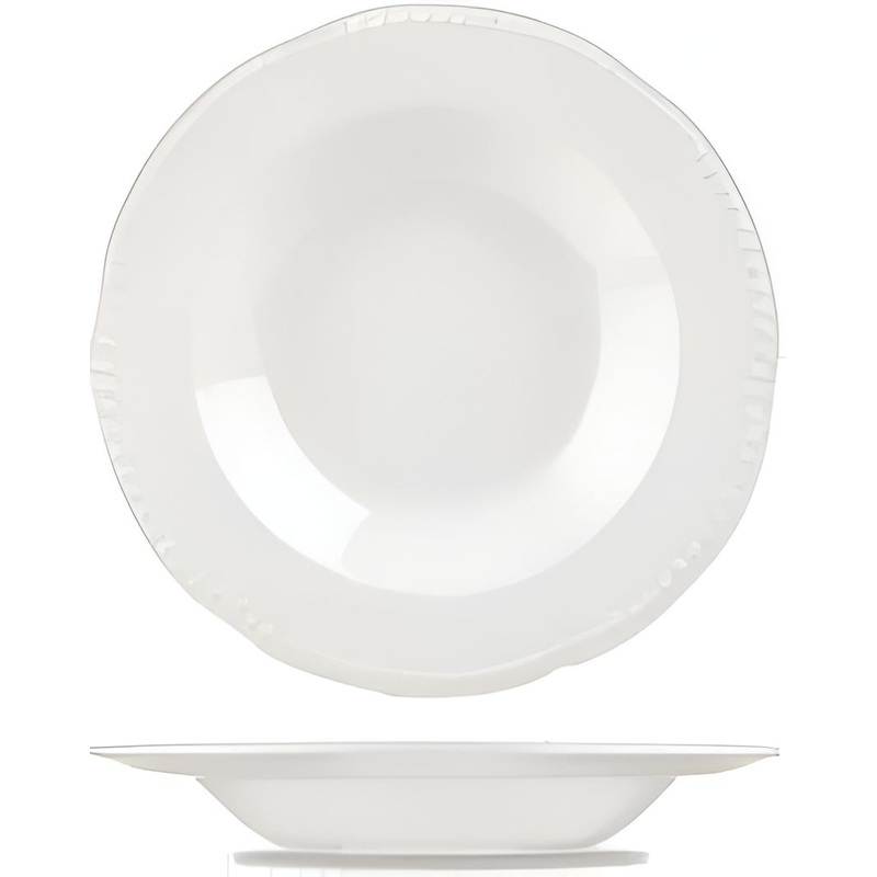 Churchill - Buckingham 9" Super Vitrified Rimmed Soup Bowl, Pack of 24 - WBS91