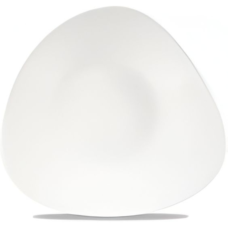 Churchill - Super Vitrified 11" Lotus Triangle Shallow Bowl, Pack of 12 - WHTB271