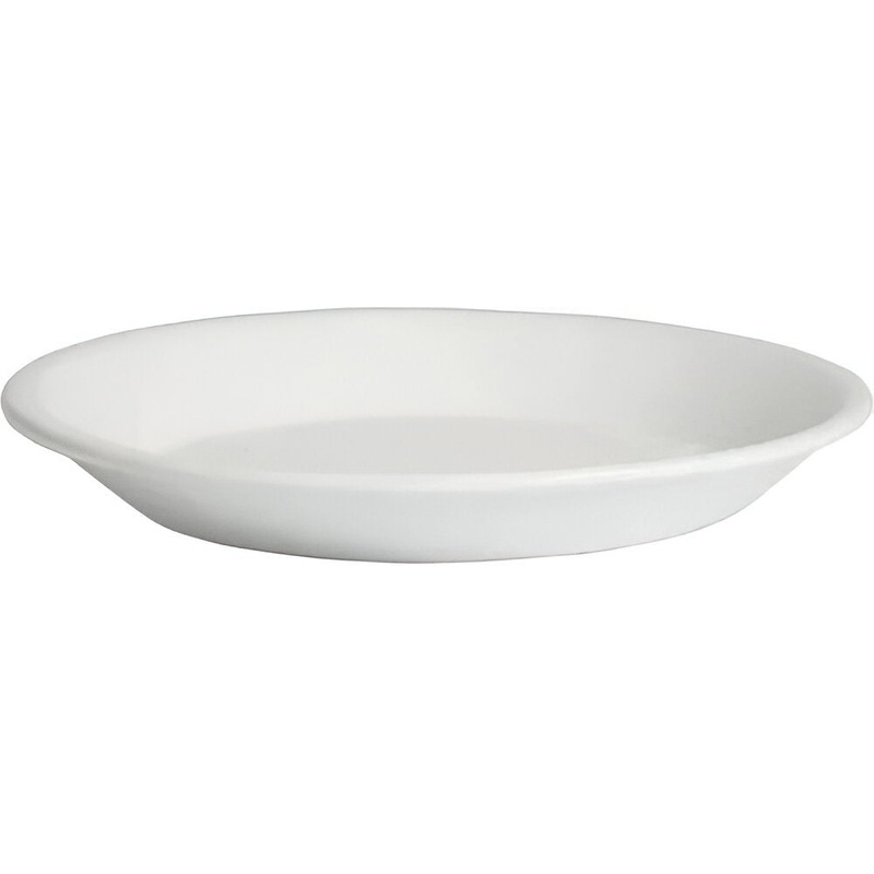Bugambilia - Classic 101.4 Oz Large White Round Platter With Elegantly Textured - PR004WW