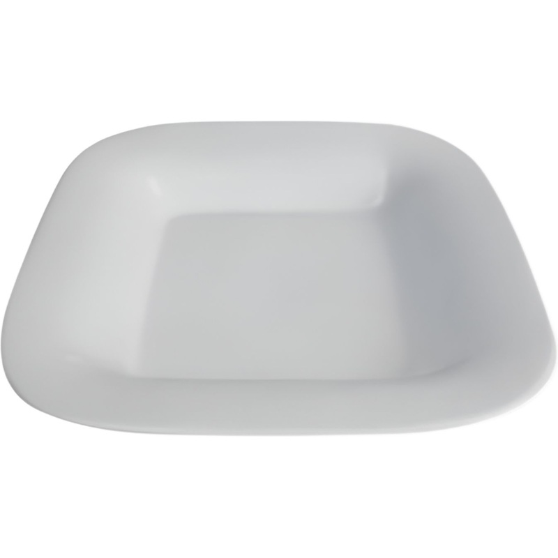 Bugambilia - Classic 2.9 Oz White Square Buffet Platter With Elegantly Textured - PS053WW