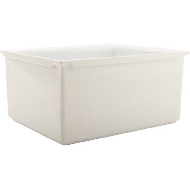 Bugambilia - Fit Perfect 1/2 Size, 5.75" Deep White Stackable Food Pan (PATENT PENDING) - CIH1/2DD-WW