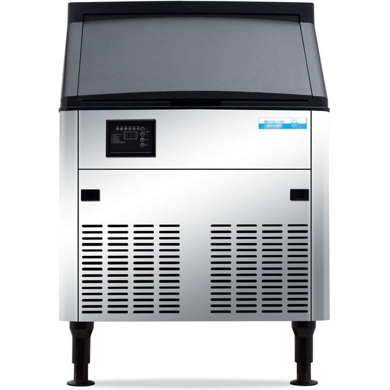Resolute Ice Systems - 280 lb Bin Air Cooled Ice Cube Maker - ICB28080