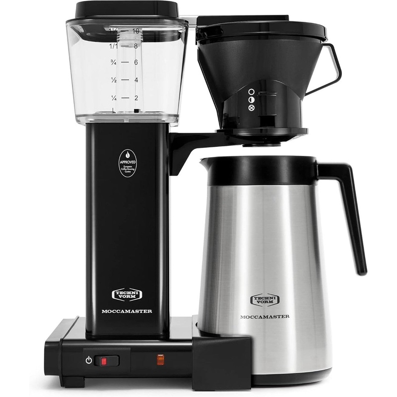 Technivorm - Moccamaster KBT 40 Oz Polished Black Coffee Maker With Thermal Carafe - 79114