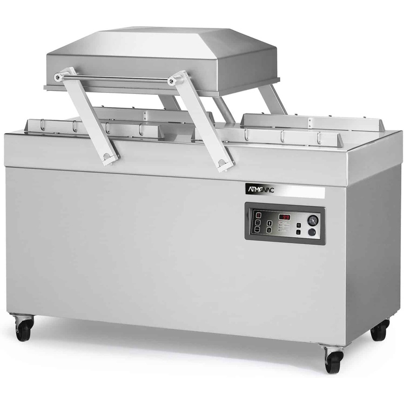 Atmovac - 63M Industrial Vacpak Vacuum Machine With Two Flat Surfaces Double Seal Bars - SOLAR 2-24D3