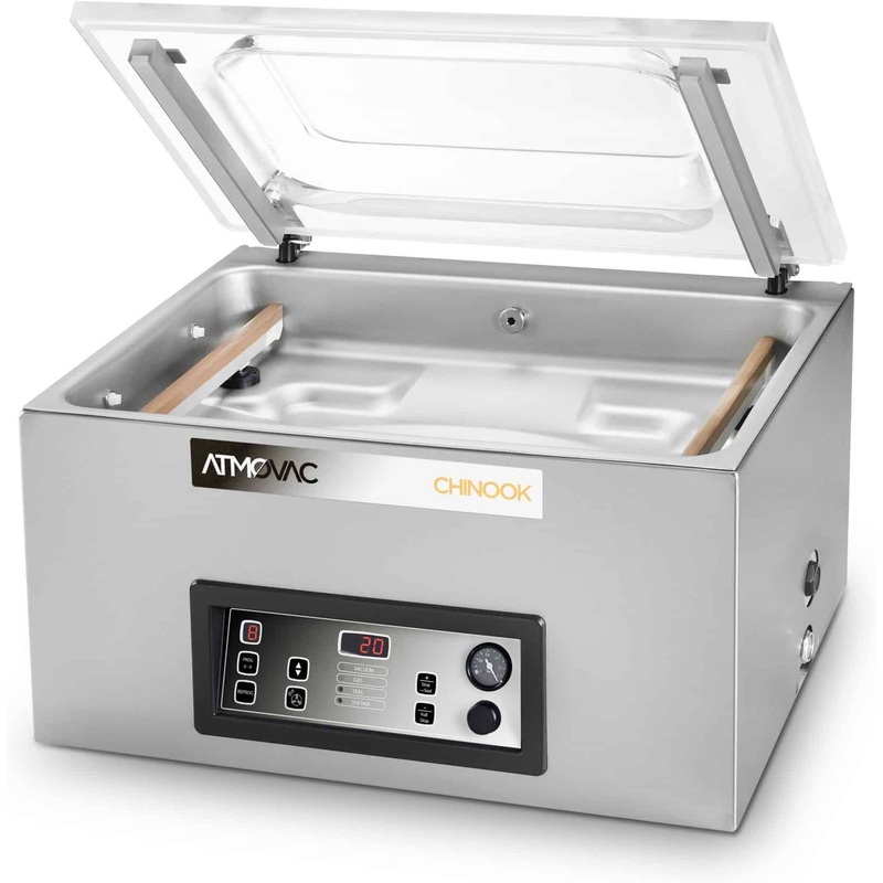 Atmovac - Premium Chamber Vacuum Machine Vacpak 25M Panel 2 With Sensor 110 - CHINOOK 16D