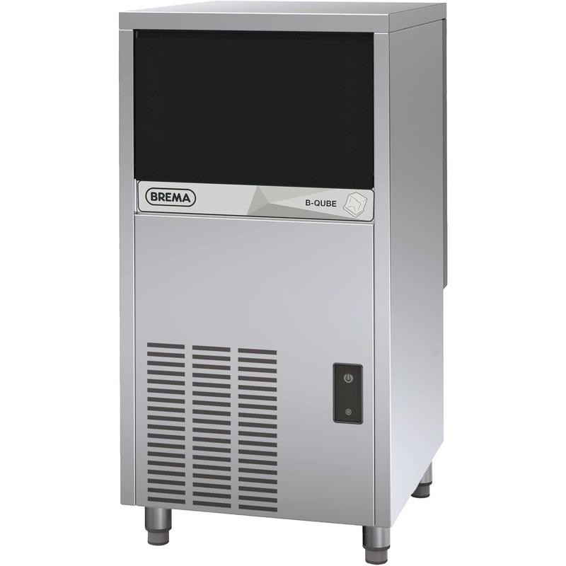 Brema - 18" Undercounter Ice Maker with 20 Lb Bin (65lbs/24hr), B-Qube Air Cooled - CB249A BHC AWS