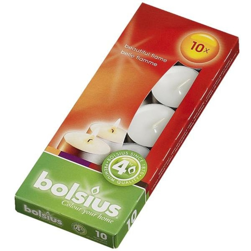 Bolsius Metal Tealights Set of 10