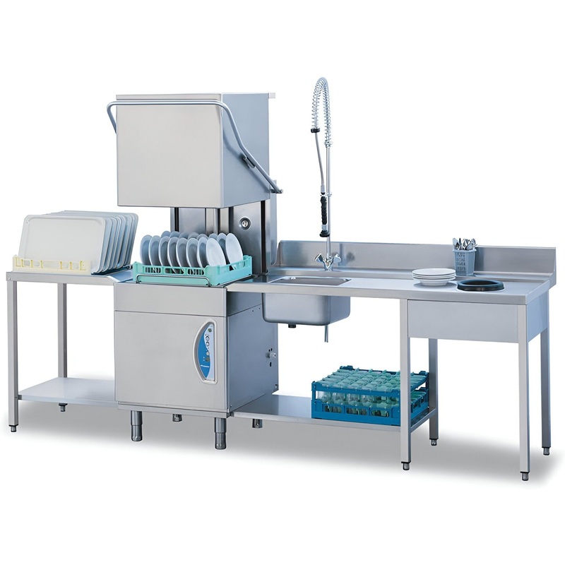 Lamber - High-Temperature Pass-Through Dishwasher With Soap Pump - L21EKS