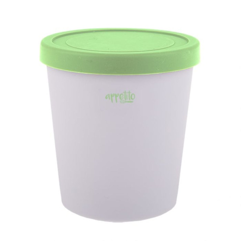 Appetito Round Ice Cream Tub Green 1L