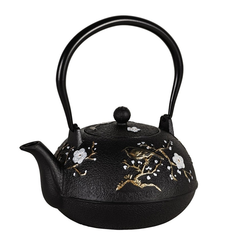 Avanti Cherry Blossom Cast Iron Teapot 1L
