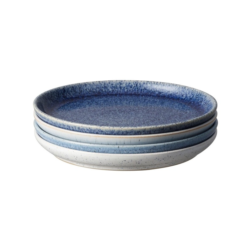 Denby Studio Side Plates Blue 21cm (Set of 4)