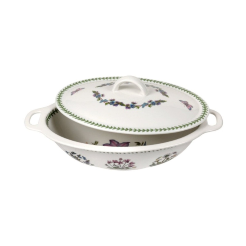 Portmeirion Botanic Garden Oval Covered Dish 38cm