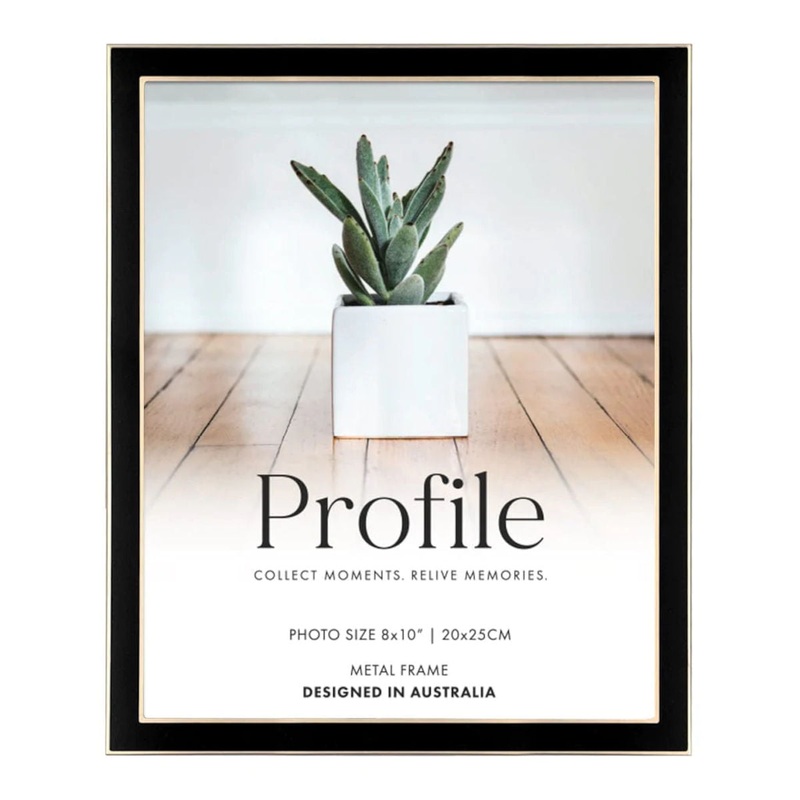 Profile Eternal Photo Frame Black/Rose Gold 8"x10"