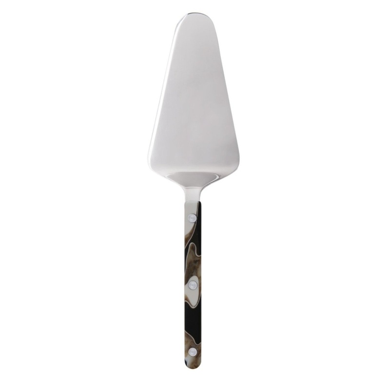 Sabre Bistrot Shiny Solid Pie Server Dune Black 25.4cm