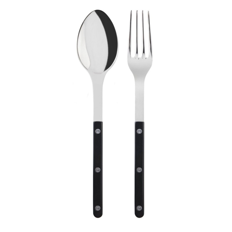 Sabre Bistrot Shiny Solid Serving Set Black 25.4cm