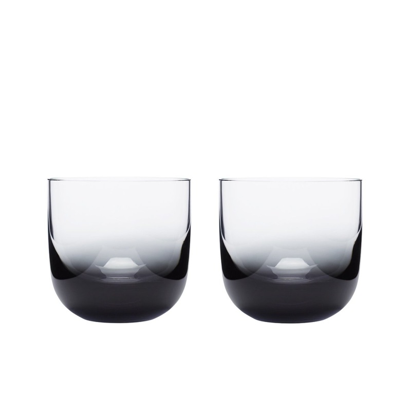Tom Dixon Tank Whiskey Glasses Black Pair