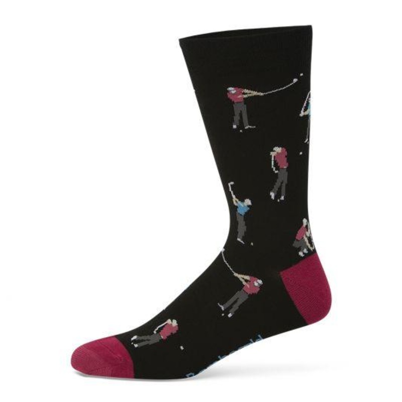 Bamboozld Hole In One Black Socks