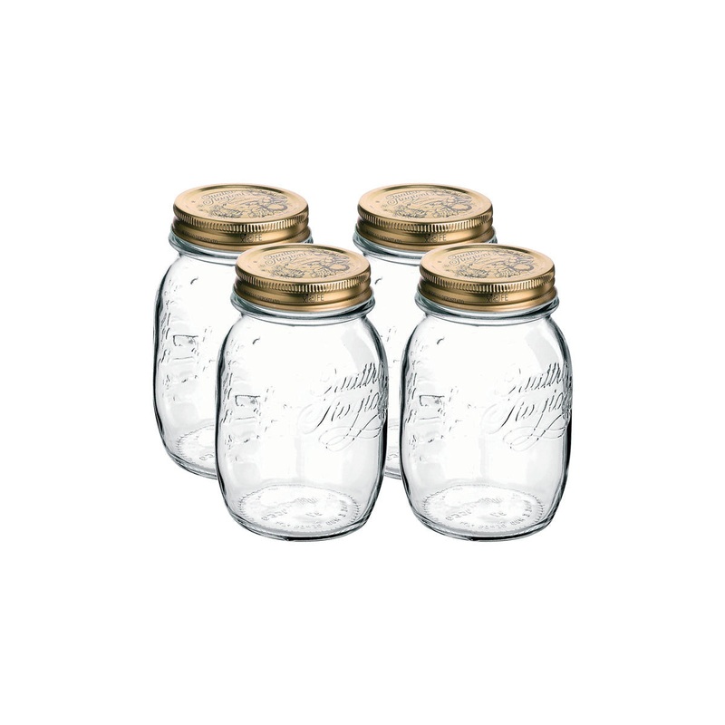 Bormioli Rocco Quattro Stagioni Jar with Lid 500ml 4 Piece Set