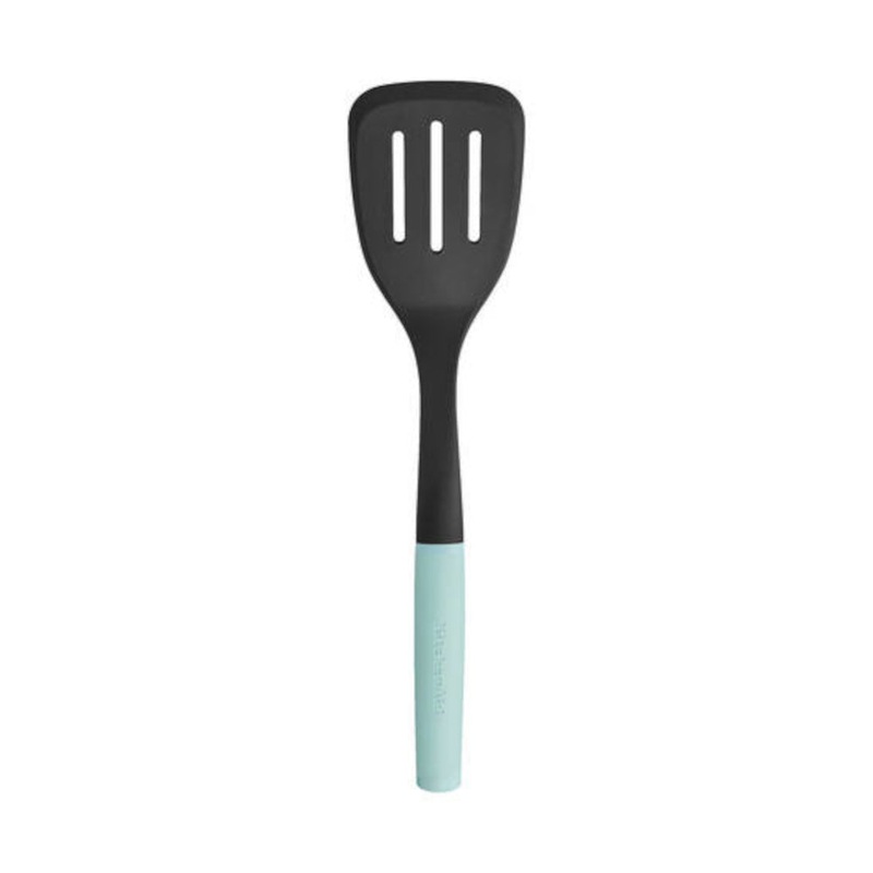 KitchenAid Classic Soft Grip Plastic Slotted Turner Cooking Utensil Mineral Water