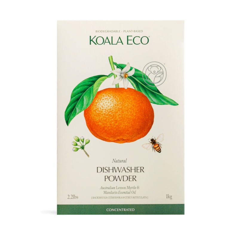 Koala Eco Dishwasher Powder Lemon Myrtle Mandarin 1KG