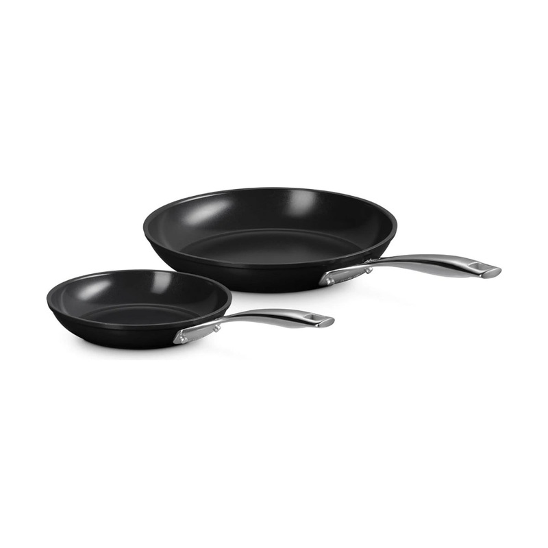 Le Creuset Essential Non-Stick Ceramic Shallow Frying Pan Set 24cm & 28cm