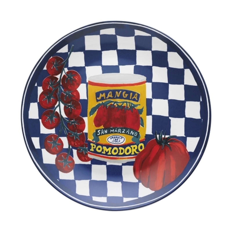 Porto Valentina Round Platter Tomato 30cm