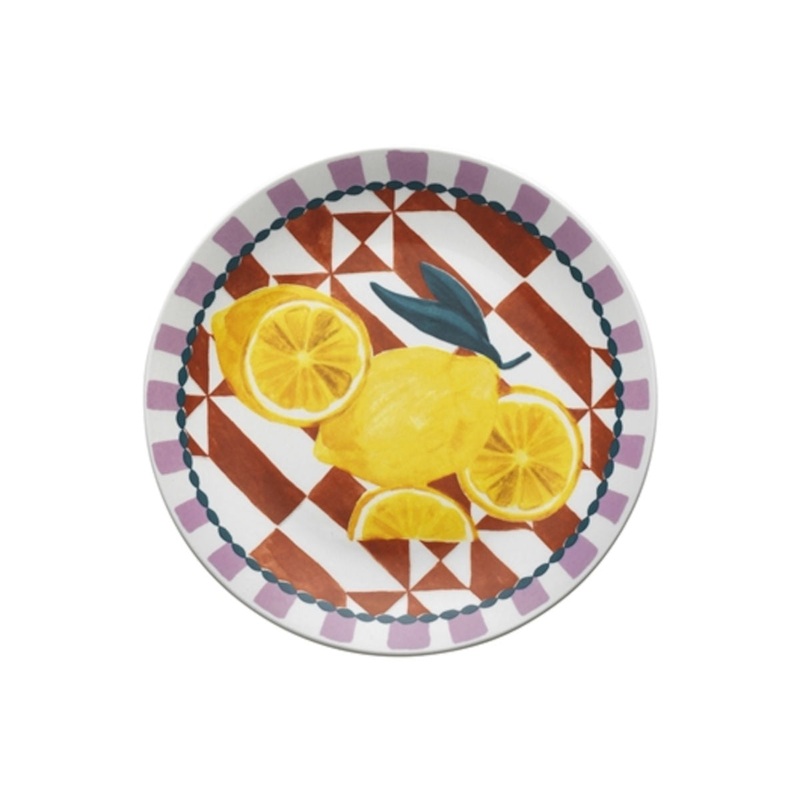 Porto Valentina Side Plate Lemon 20cm