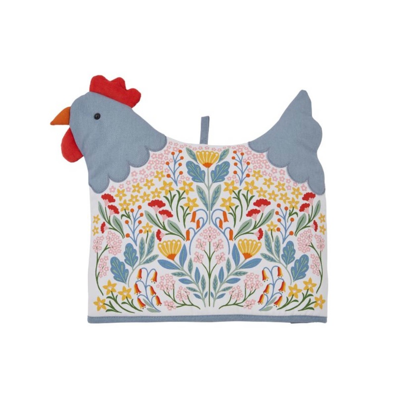 Ulster Weavers Folk Chicken Shaped Tea Cosy Multi-Coloured 29x33x3cm