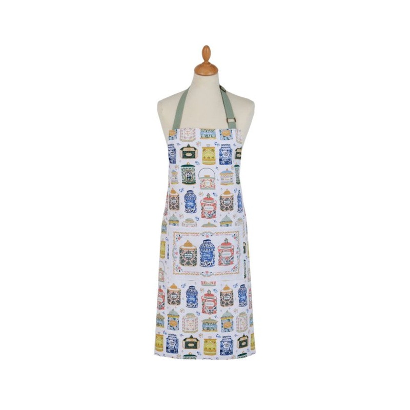 Ulster Weavers Tea Tins Cotton Apron Multi-Coloured 85x70x0.2cm