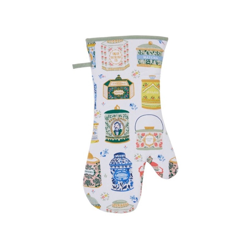 Ulster Weavers Tea Tins Oven Gauntlet Multi-Coloured 37x20x2cm