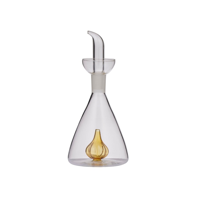 Garlic Glass Oil Bottle 20cm