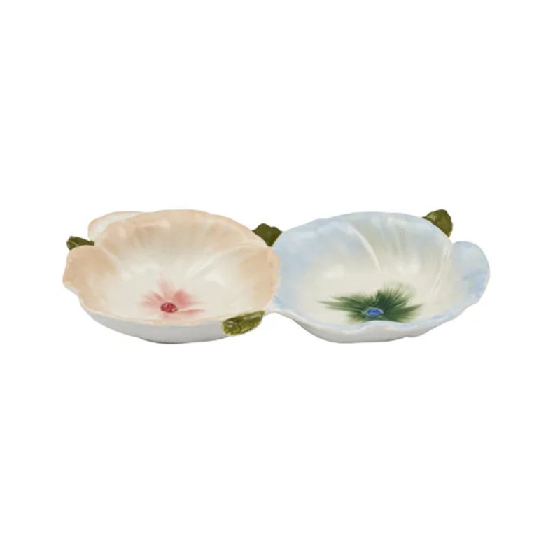 Jardin Trinket Dish Duo Pink/Blue