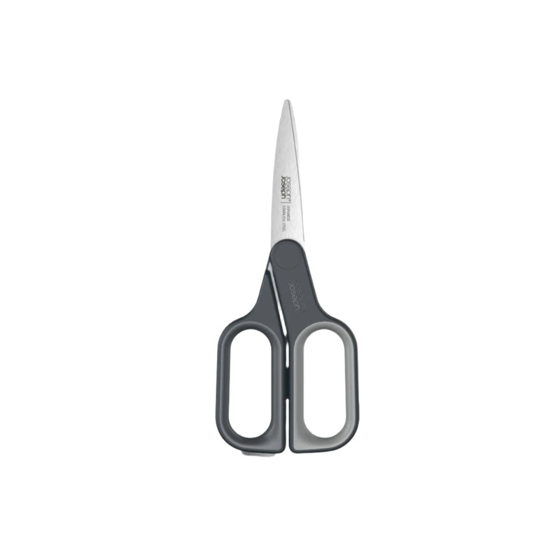 Joseph Joseph PlusCut Scissors with Integrated Box Cutter Grey
