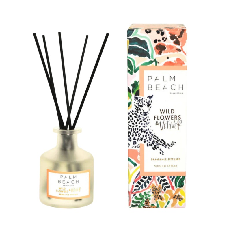 Palm Beach Collection Limited Edition Wild Flowers & Vetiver Fragrance Diffuser 50ml